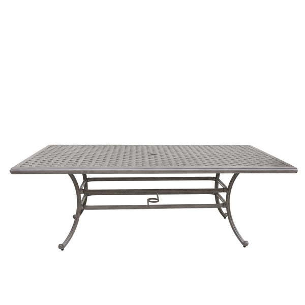 Sparta 46x86 Inch Cast Aluminum Rectangle Table