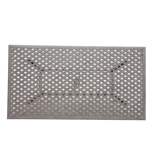 Sparta 46x86 Inch Cast Aluminum Rectangle Table