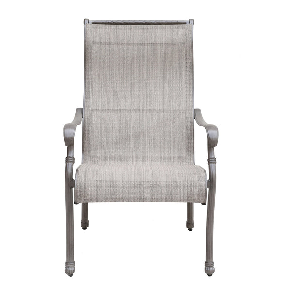 Sparta Sling With Aluminum Frame, All-Weather Furniture (2 pcs)