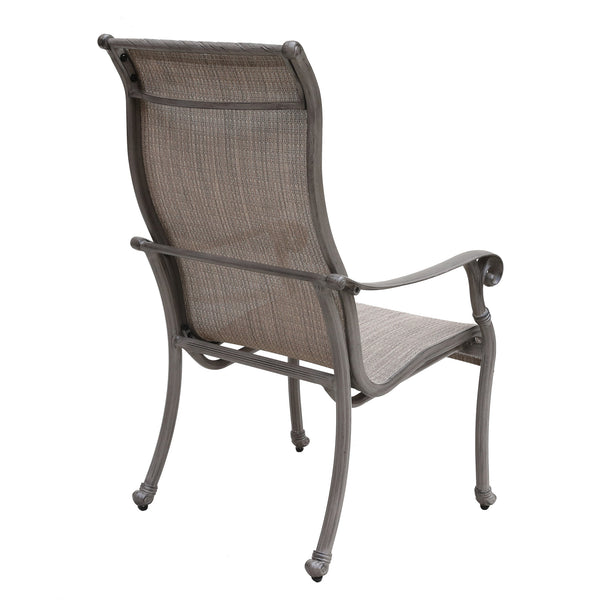 Sparta Sling With Aluminum Frame, All-Weather Furniture (2 pcs)
