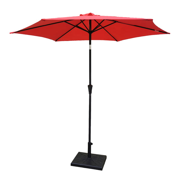 9 Feet Pole Umbrella with Carry Bag and Base
