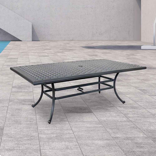 Sparta 46x86 Inch Cast Aluminum Rectangle Table