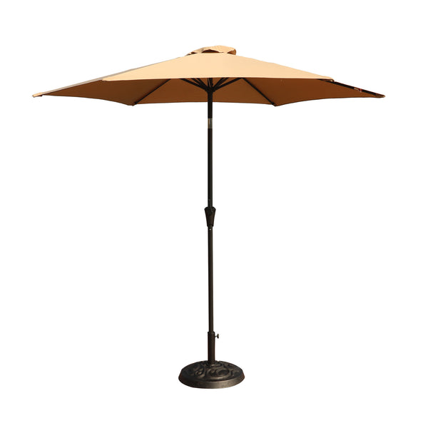 9 Ft Pole Umbrella with Carry Bag and Base