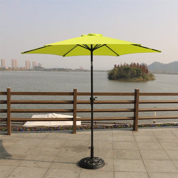 9 Ft Pole Umbrella with Carry Bag and Base