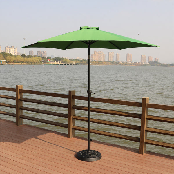 9 Ft Pole Umbrella with Carry Bag and Base