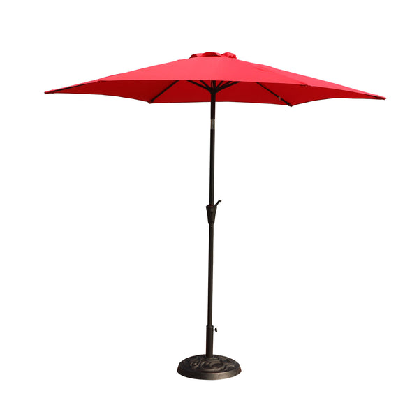 9 Ft Pole Umbrella with Carry Bag and Base