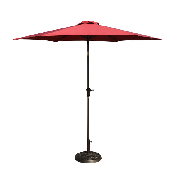 9 Ft Pole Umbrella with Carry Bag and Base