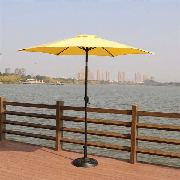 9 Ft Pole Umbrella with Carry Bag and Base