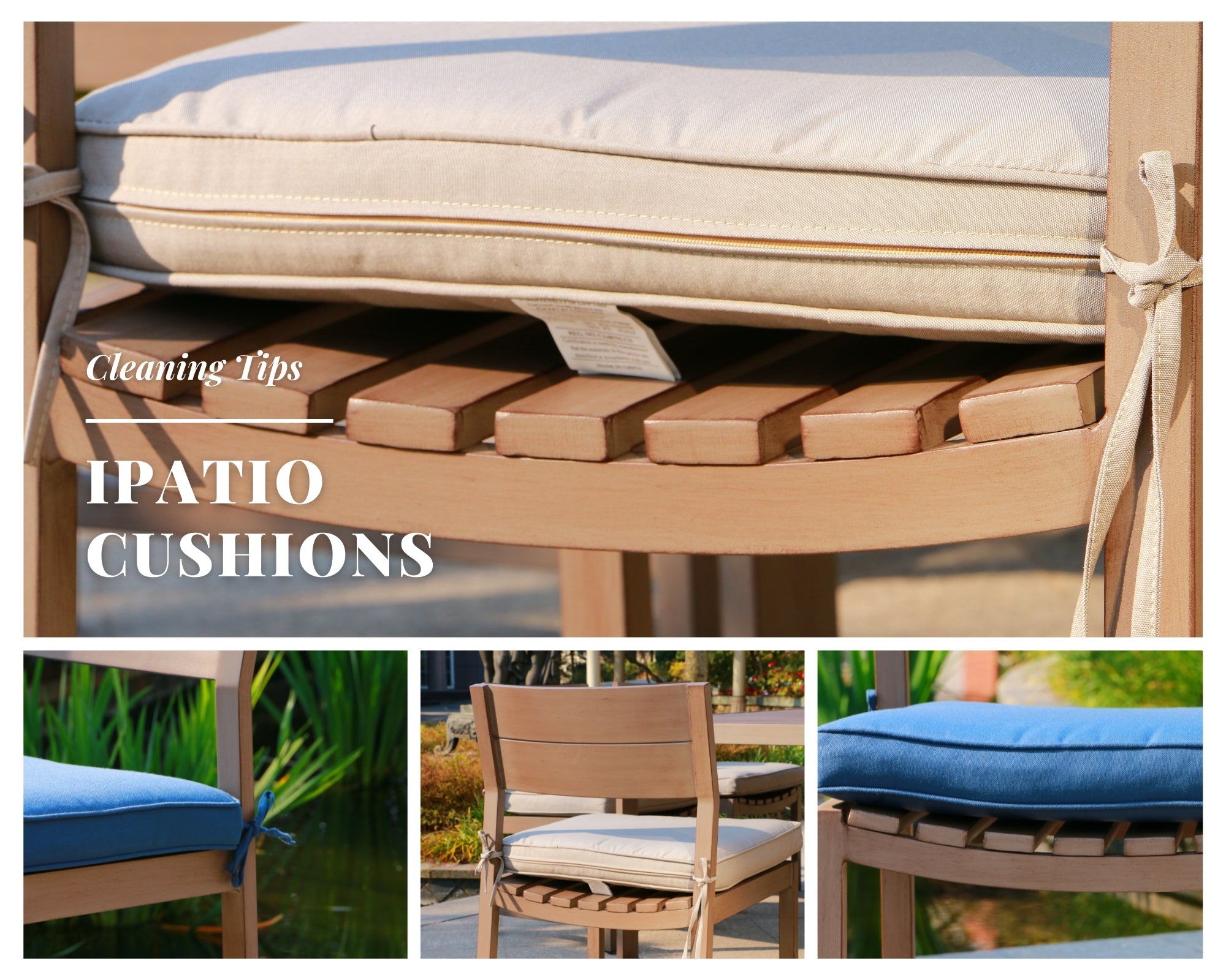 Cleaning Tips for your iPatio Cushions