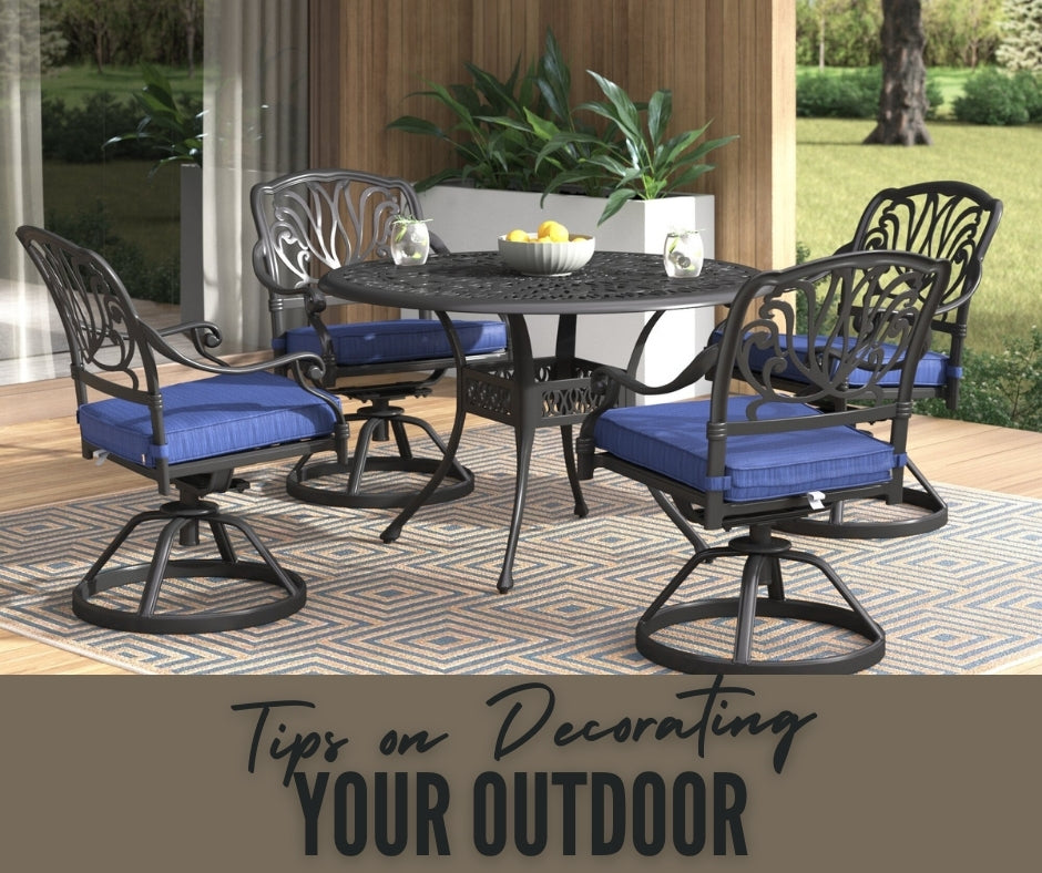 OUTDOOR DECORATING TIPS