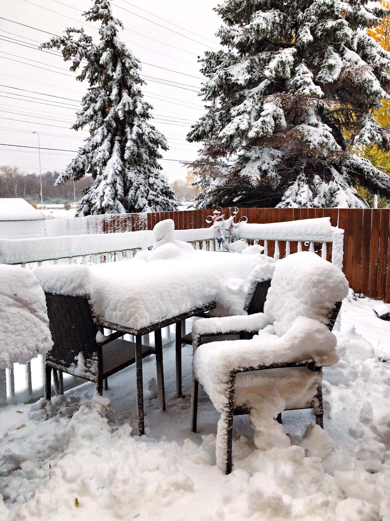 How to protect your patio furniture in winter weather