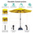 9 Feet Pole Umbrella with Carry Bag and Base