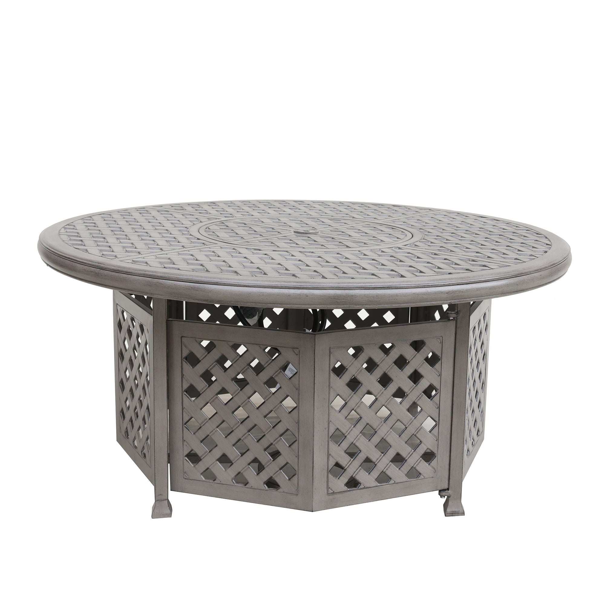Sparta Cast Aluminum Propane Gas Firepit Table