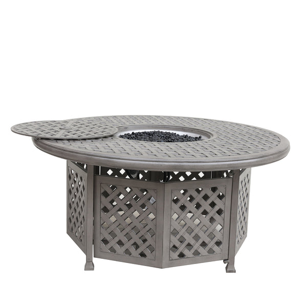 Sparta Cast Aluminum Propane Gas Firepit Table