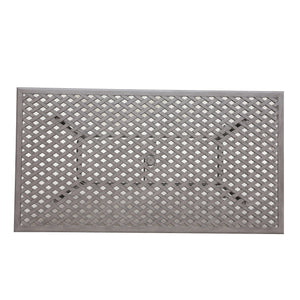Manhattan 46x86 Inch Cast Aluminum Rectangle Table