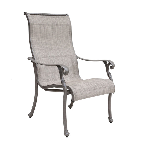Sparta Sling With Aluminum Frame, All-Weather Furniture (2 pcs)