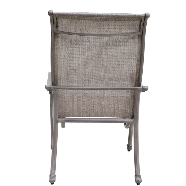 Sparta Sling With Aluminum Frame, All-Weather Furniture (2 pcs)
