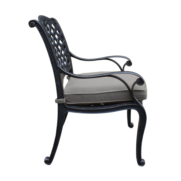 Sparta Modern Dining Arm Chair with Cushion