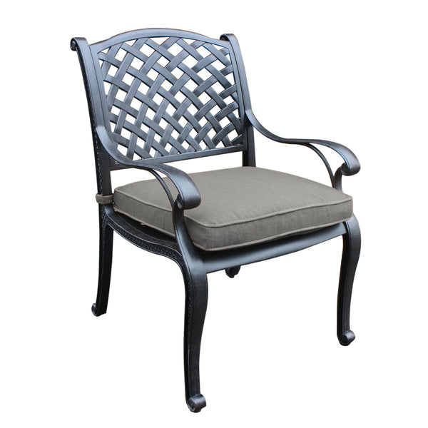 Sparta Modern Dining Arm Chair with Cushion