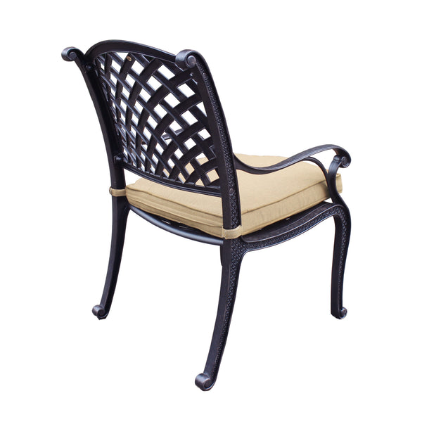 Sparta Modern Dining Arm Chair with Cushion
