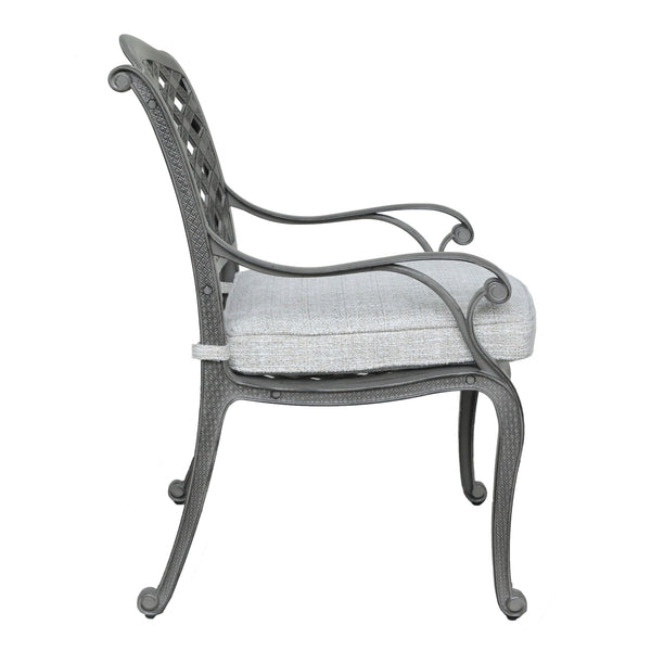 Sparta Modern Dining Arm Chair with Cushion
