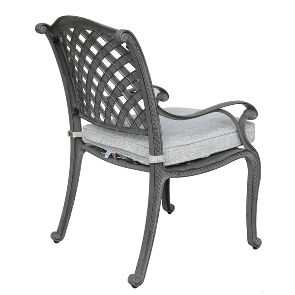 Sparta Modern Dining Arm Chair with Cushion