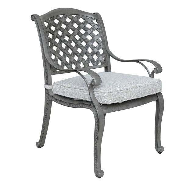 Sparta Modern Dining Arm Chair with Cushion