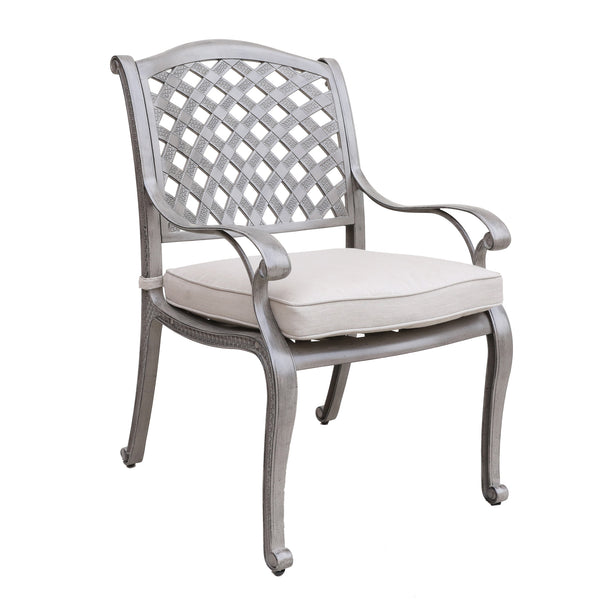 Sparta Modern Dining Arm Chair with Cushion