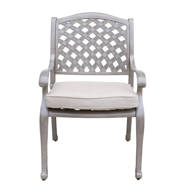 Sparta Modern Dining Arm Chair with Cushion
