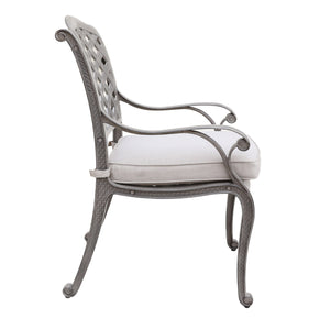 Sparta Modern Dining Arm Chair with Cushion