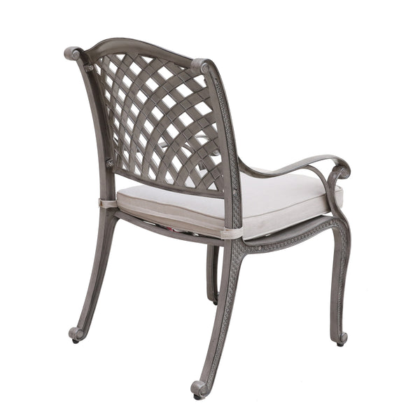 Sparta Modern Dining Arm Chair with Cushion