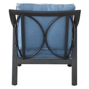 Laguna Outdoor Aluminum Club Chair with Cushions  (Set of 2)