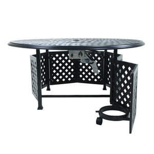 Florence Aluminum Propane Gas Firepit Table