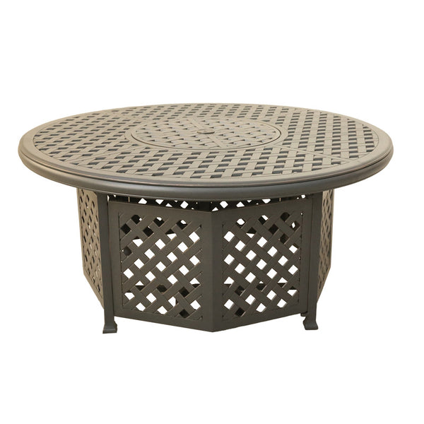 Sparta Cast Aluminum Propane Gas Firepit Table
