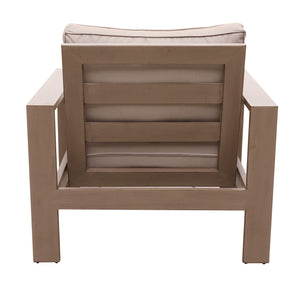 Marativa Premium Outdoor Patio Furniture: Modern Motion Club Chair with Durable, UV-Resistant Olefin Fabric Cushion, Outdoor Armchair for Lawn, Garden, and Backyard