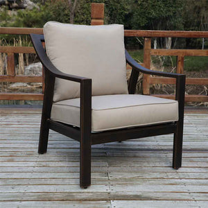 Laguna Outdoor Aluminum Club Chair with Cushions  (Set of 2)