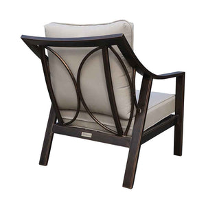 Laguna Outdoor Aluminum Club Chair with Cushions  (Set of 2)