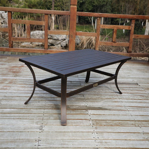 Laguna Outdoor Aluminum 48x27 Inch Coffee Table