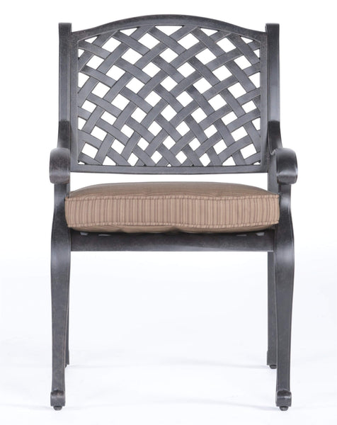 Sparta Modern Dining Arm Chair with Cushion