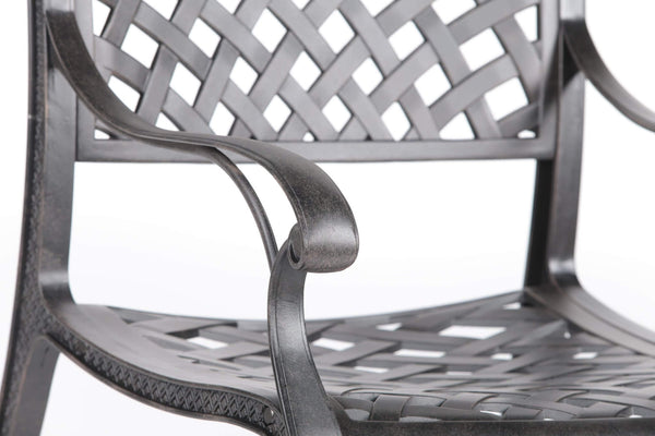 Sparta Modern Dining Arm Chair with Cushion
