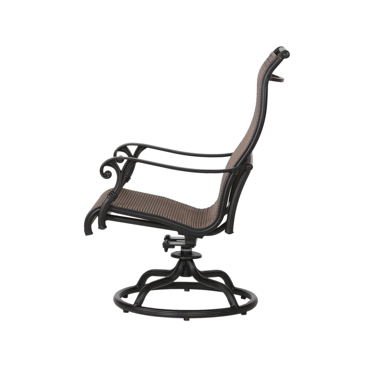 Black swivel rocker online patio chairs