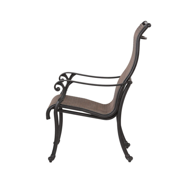 Sparta Sling With Aluminum Frame, All-Weather Furniture (2 pcs)