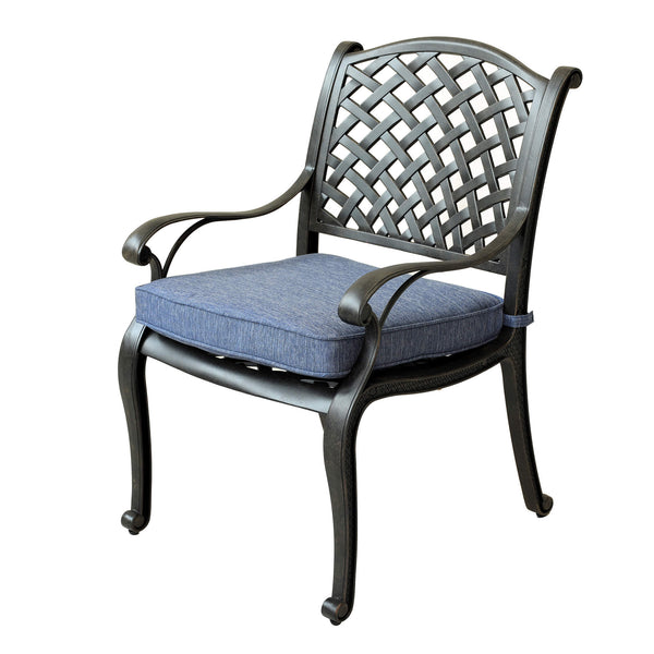 Sparta Modern Dining Arm Chair with Cushion