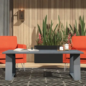 Marativa 28’’x50’’ Aluminum Coffee Table Best Indoor & Outdoor Patio Furniture