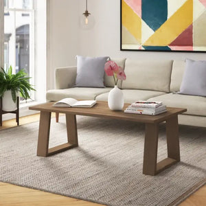 Marativa 28’’x50’’ Aluminum Coffee Table Best Indoor & Outdoor Patio Furniture