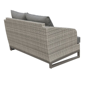 Outdoor Patio Furniture - Wicker Loveseat with Cushions