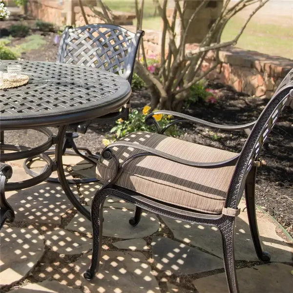 Sparta Modern Dining Arm Chair with Cushion