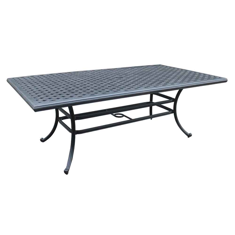 Sparta 46x86 Inch Cast Aluminum Rectangle Table