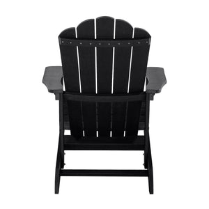Lauderdale Outdoor Plastic Wood Adirondack Chair: Durable and Weather Resistant Patio Chair for Decks, Backyards, Lawns, Poolside, Beaches
