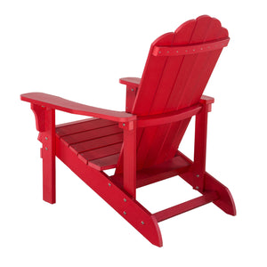 Lauderdale Outdoor Plastic Wood Adirondack Chair: Durable and Weather Resistant Patio Chair for Decks, Backyards, Lawns, Poolside, Beaches